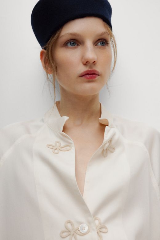 River shirt, whisper white