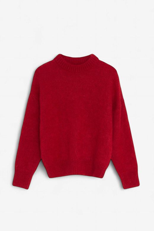Cozy Woman Jumper, red