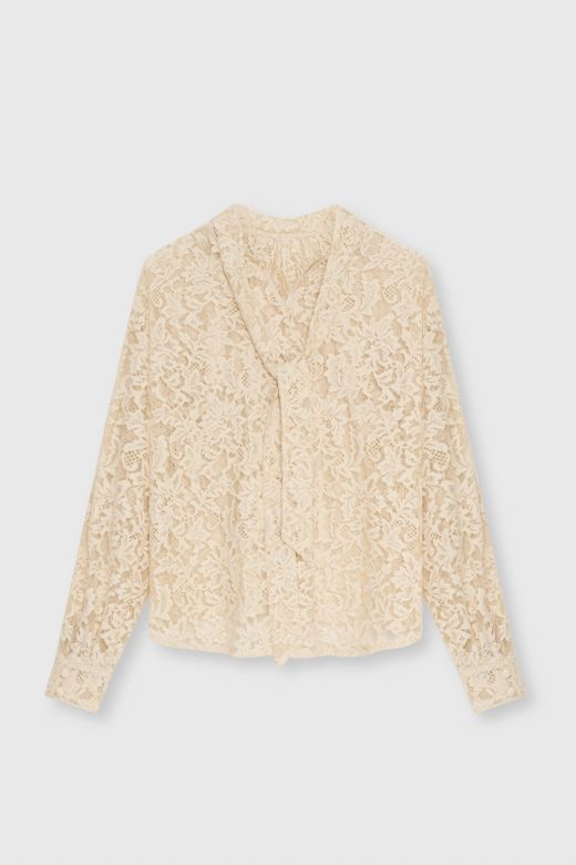 Andy, blouse, whisper white