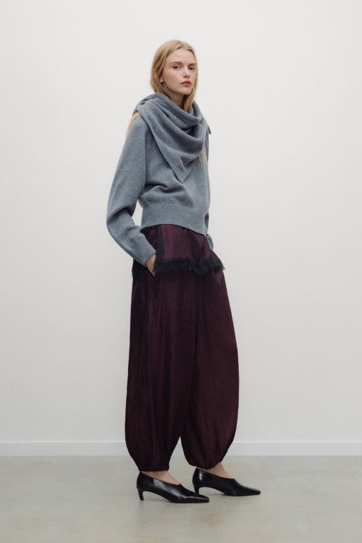 Halo, pants, bordeaux