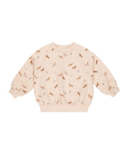 HORSES SWEATSHIRT, Colour: SHELL, Size: 12-18M
