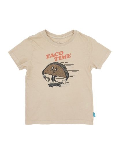 TACO TIME VINTAGE TEE, Colour: STONE, Season: FA24, Size: 10