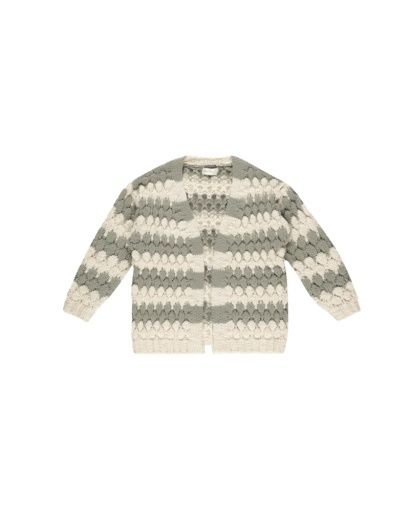 BUBBLE KNIT CARDI, Colour: NATURAL, Size: 8-9Y