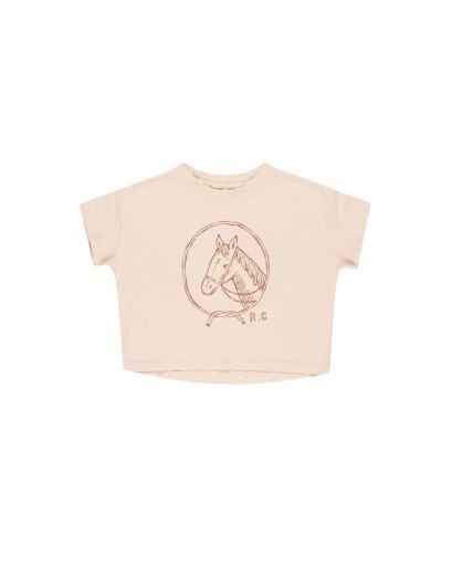 HORSE BOXY TEE, Colour: SHELL, Size: 10-12Y