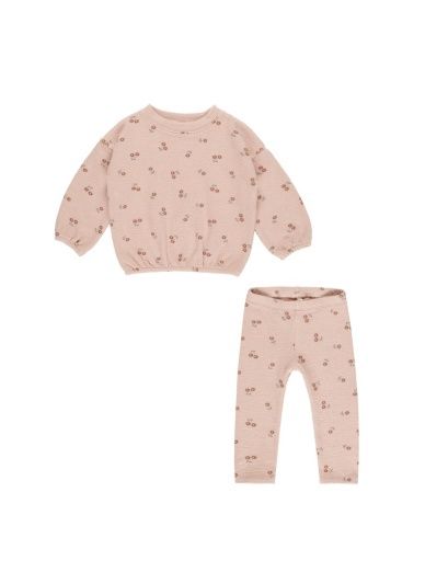 BLOSSOM KNIT SET, Colour: ROSE, Size: 18-24M