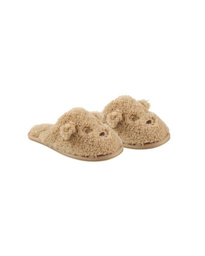 BEAR SLIPPERS, Colour: GOLD, Size: S