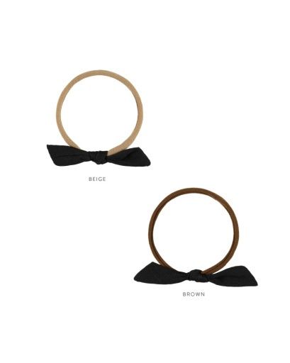 LITTLE KNOT HEADBAND || WASHED BLACK