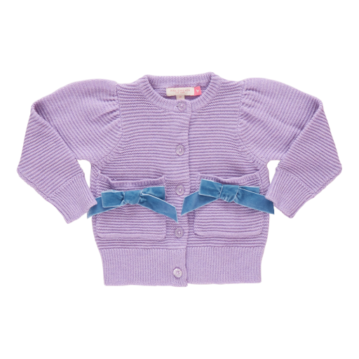 girls pocket sweater - bows, Colour: bow, Season: 2025 spring/summer, Size: 6Y