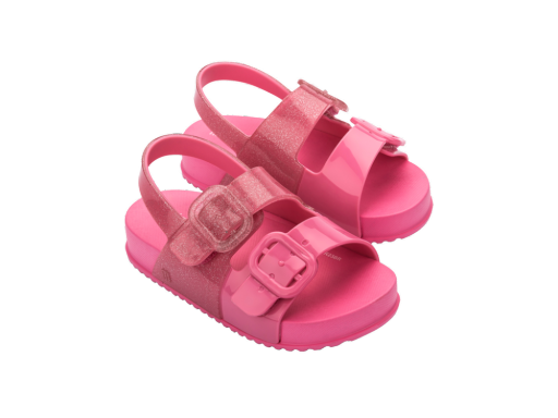 MINI MELISSA COZY SANDAL BABY, Colour: AR517-PINK/GLITTER, Season: 2024/SS, Size: 6