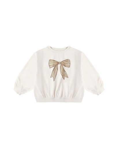 OVERSIZED SWEATSHIRT || BOW, Size: 6-12M