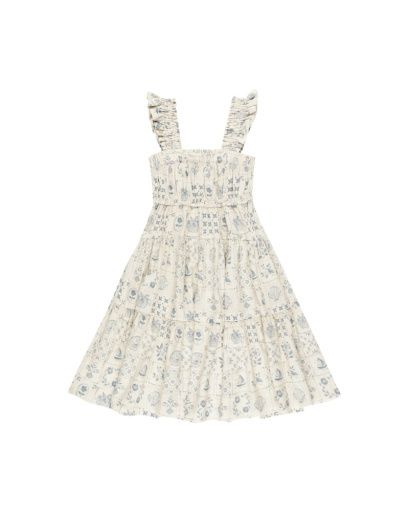 JOSIE DRESS || TILE, Size: 4-5Y