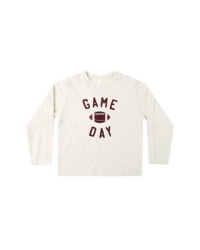 LONG SLEEVE PANELED TEE || GAME DAY, Size: 2-3Y