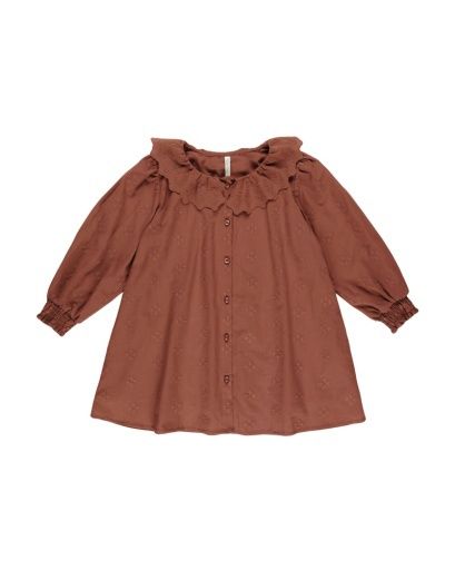 COLETTE MINI DRESS, Colour: BRICK, Size: 4-5Y