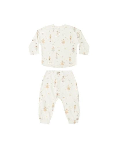 LONG SLEEVE TEE + PANT SET || NUTCRACKER, Size: 0-3M