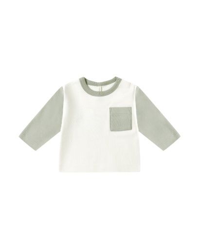LONG SLEEVE RAGLAN TEE || FERN, Size: 0-3M