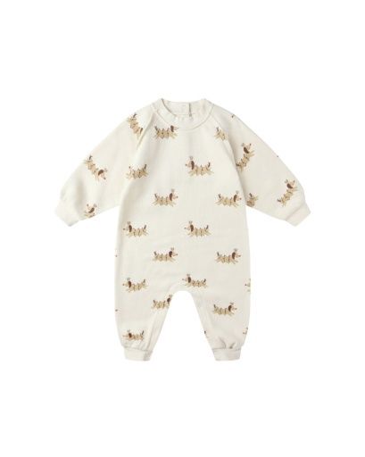 RAGLAN JUMPSUIT || CHRISTMAS DOGS, Size: 0-3M