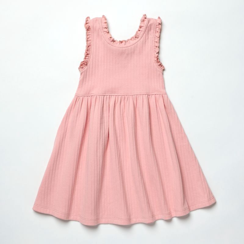 Joy Ruffle Rib Dress