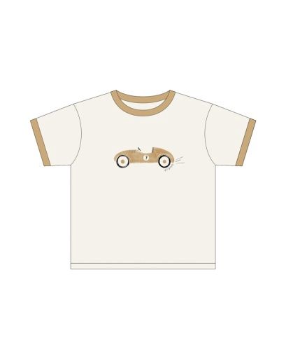 RINGER TEE RACE CAR, Size: 0-3M