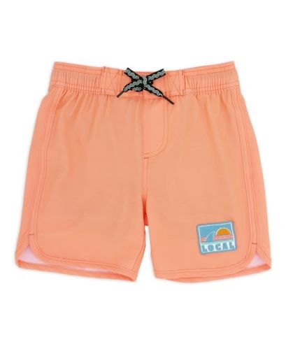 Neon Scallop Boardshort, Size: 2T