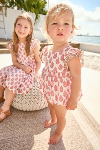 baby girls elsie bubble - pink dahlia floral, Size: 0/3M