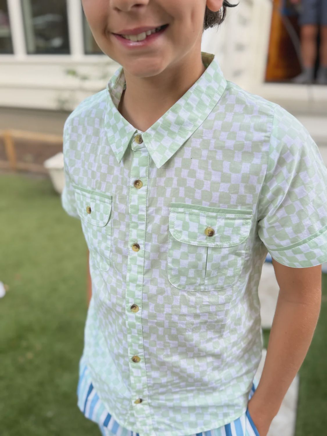 Checker Board Sea Shirt