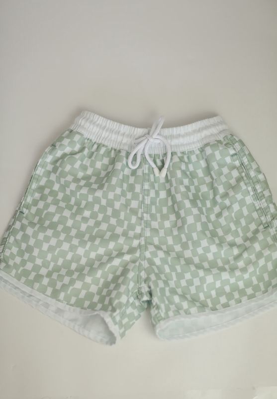 Checker Board Swim Short