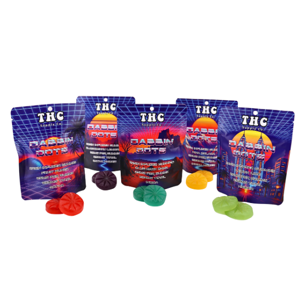 THCSC Dabbin Dots Rosin Gummy 25mg D9 10pk