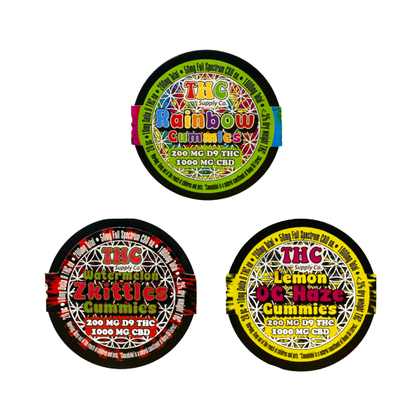 THCSC Gummy Full Spec 10mg D9 50mg CBD 20pk