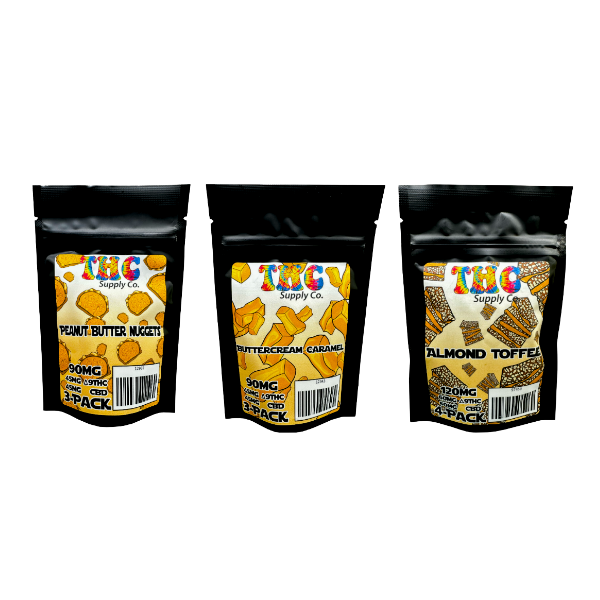 THCSC Baked Bites Chocolate 15mg D9 15mg CBD Multi Pack