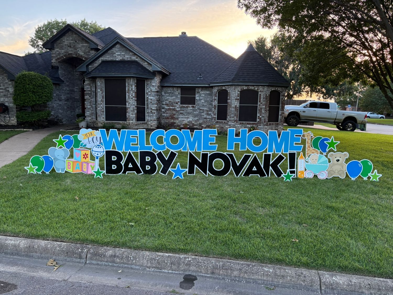 Welcome Baby Outdoor