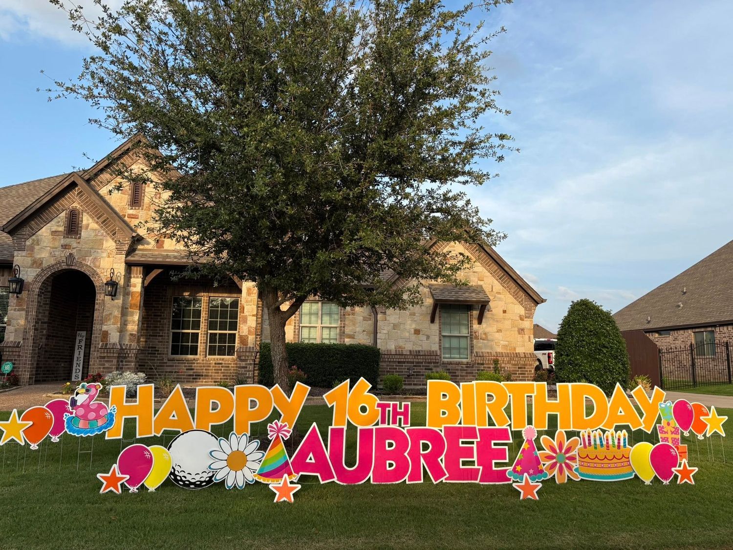 Custom Outdoor Greeting