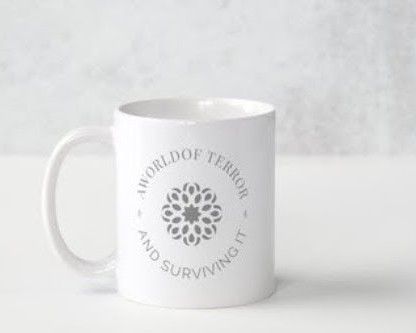 AWOTASI  White Glass Stone Mug