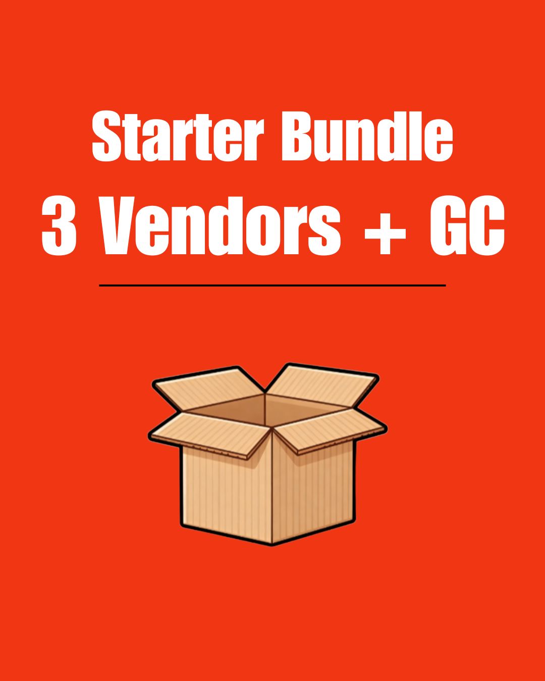 Starter Bundle (3 Vendors + Guide + Groupchat) BEST SELLER