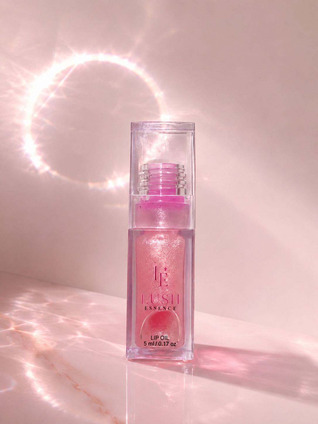 Shimmery Light Pink Oil