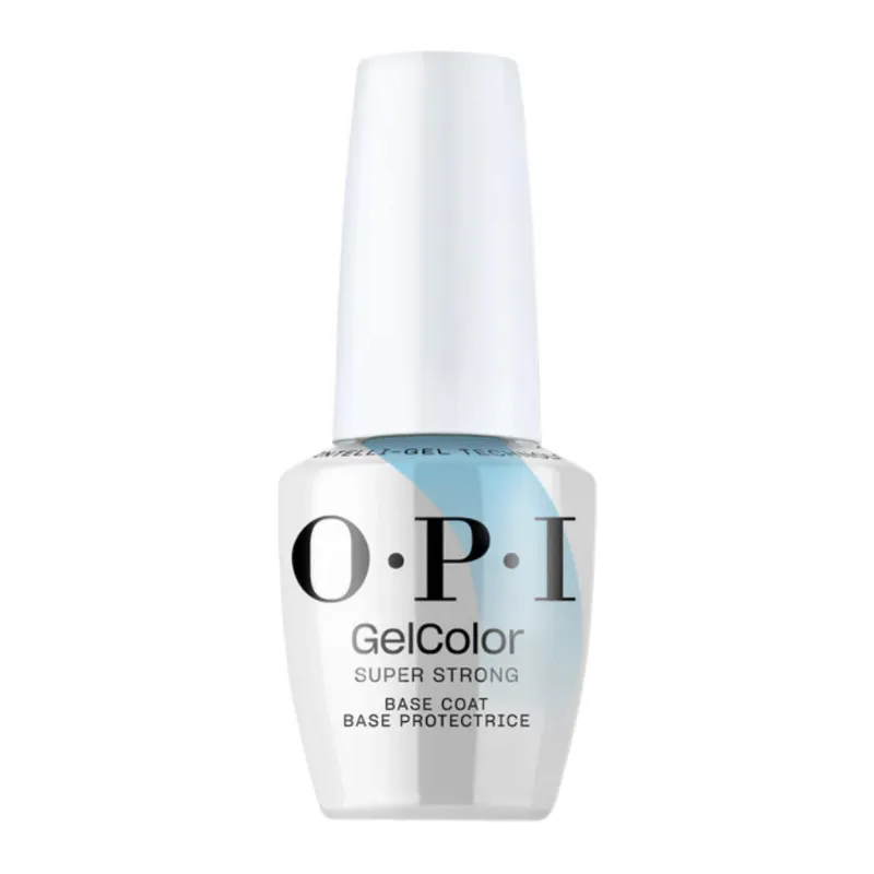 OPI Super Strong Base Coat GelColor 15ml – sterke basislaag voor gellak, professionele nagelversteviging.