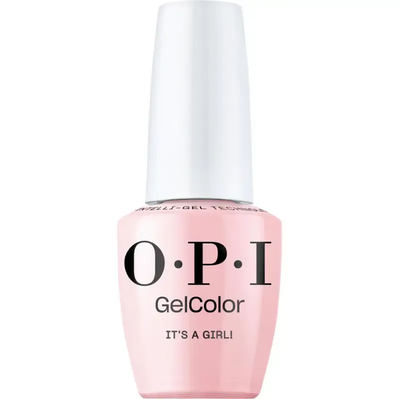OPI It's a Girl! roze gellak met glansafwerking. Semi-permanente nagellak in een zachte, romantische roze tint met een langdurige glans.