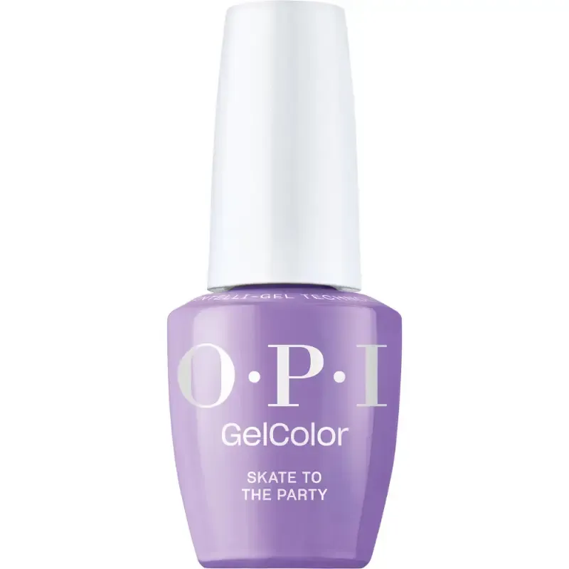 OPI gellak Skate to the Party, paarse kleur met glansafwerking, ideale gellak voor een feestelijke en stralende manicure.