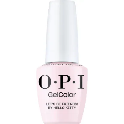 OPI Let's Be Friends! pink gel polish with glossy finish. Semi-permanent nail polish in a soft pink shade with a beautiful shine.