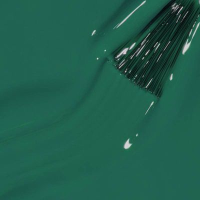 OPI Rated Pea-G green gel polish with glossy finish. Semi-permanent nail polish in a vibrant green shade with a radiant shine, perfect for a fresh and playful look.