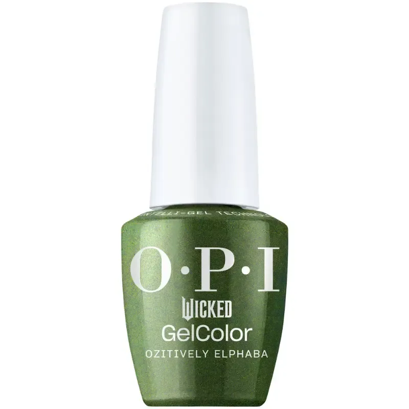 Ozitively Elphaba - GelColor - 15ml Gellak groen OPI Feestdagen 2024 - Wicked collectie OPI