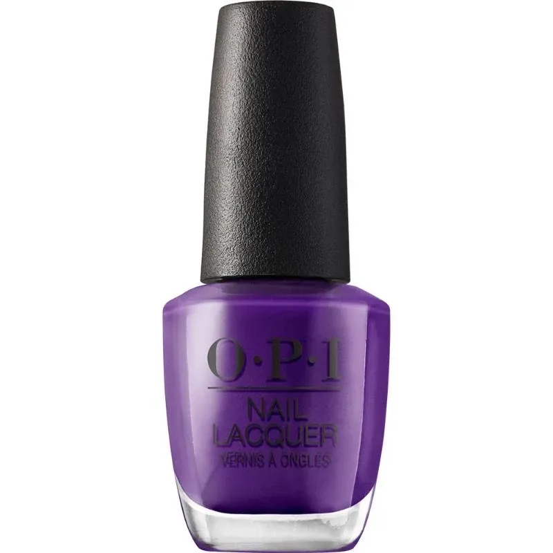 OPI nagellak Purple with a Purpose, levendige paarse tint met een glinsterende afwerking voor een opvallende en gedurfde look.