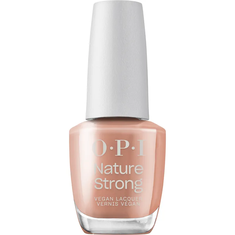 Rooting for Hue – vegan bruine nagellak met 65% natuurlijke ingrediënten, glanzend en langhoudend.