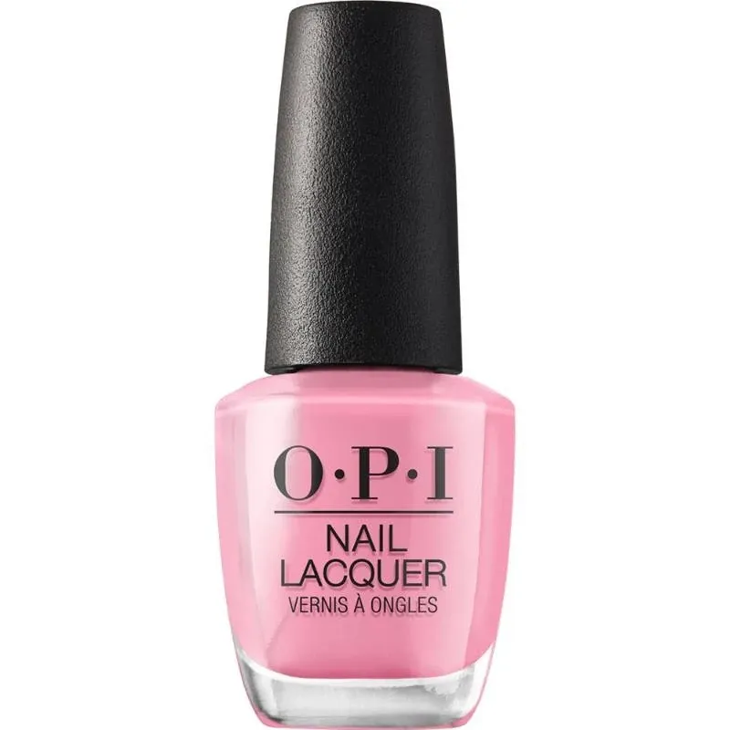Roze, glans, OPI nagellak “Lima Tell You About This Color!” – elegante, glanzende roze tint voor nagels.