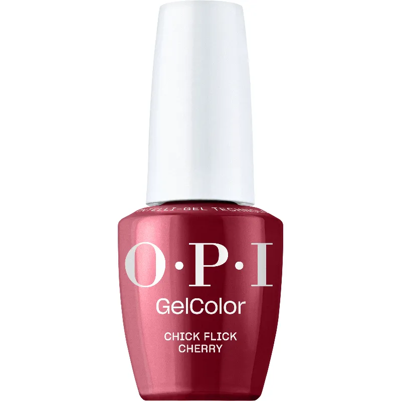 Chick Flick Cherry OPI GelColor fles met kersenrode crème gellak
