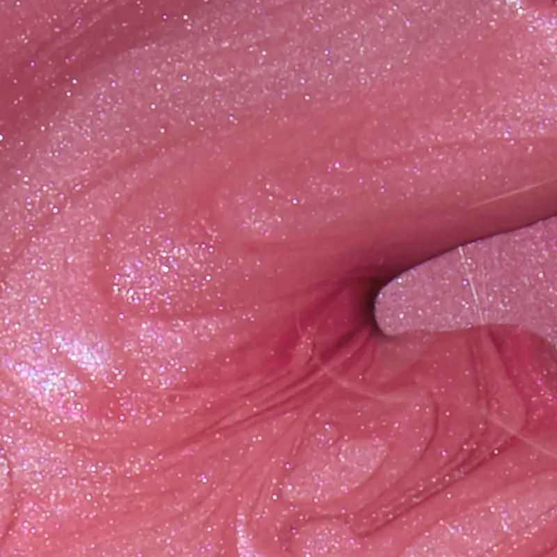 Swatch Not So Bora-Bora-ing Pink OPI GelColor met roze kleur en glinsterende finish