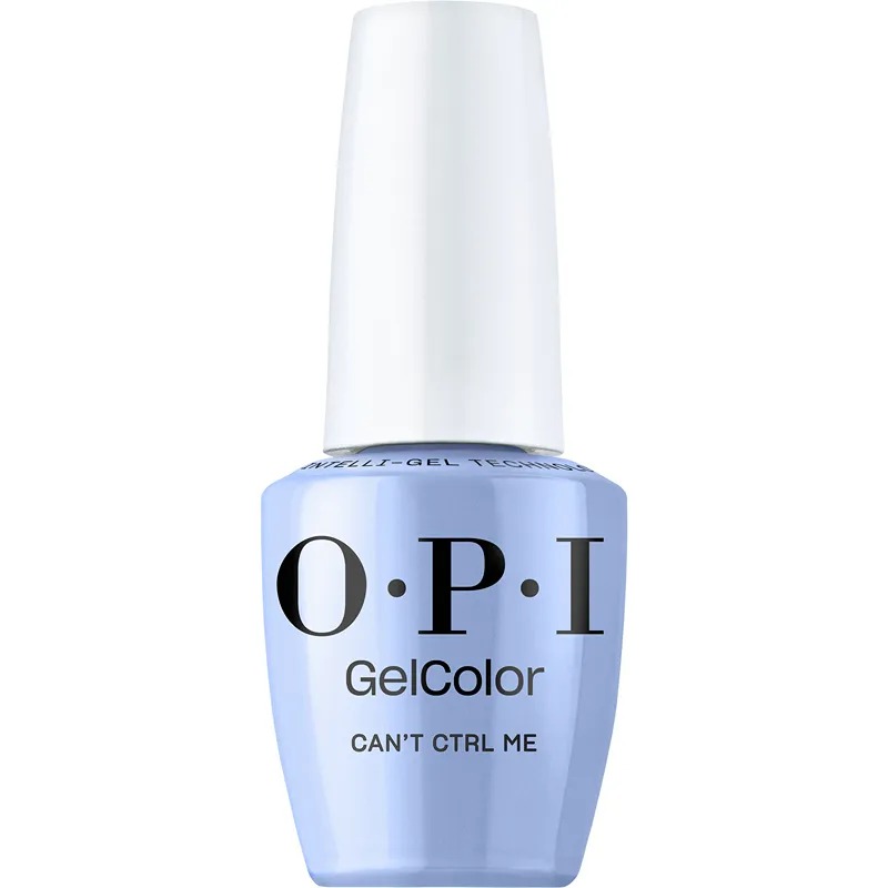 Blauwe OPI GelColor Can’t CTRL Me gellak met lichte shimmer