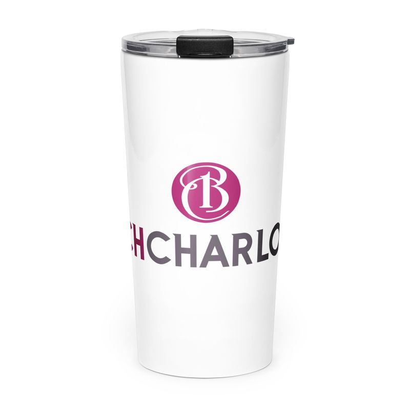 Tapered stainless steel Logo tumbler