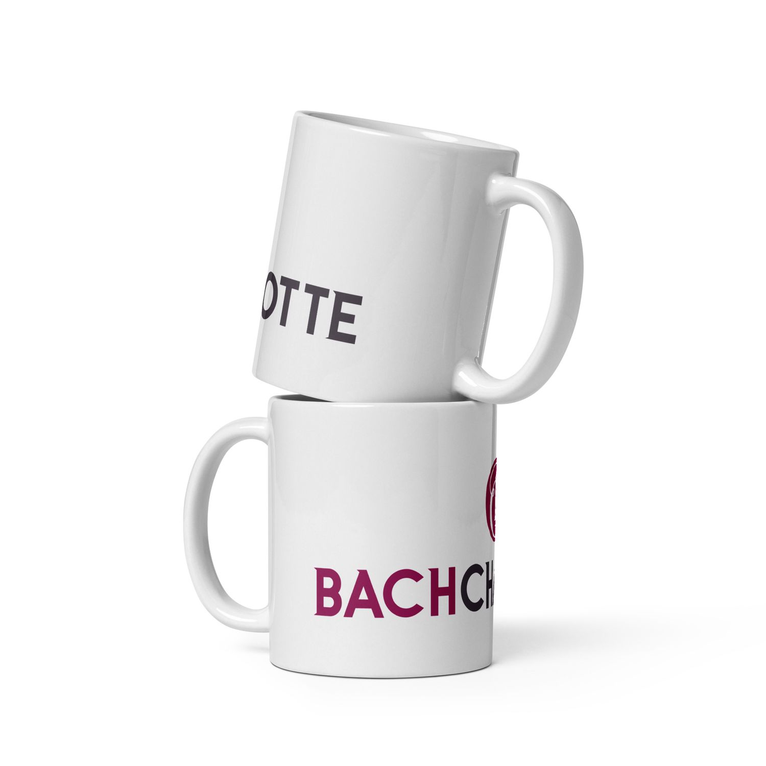 White “Big Logo”glossy mug