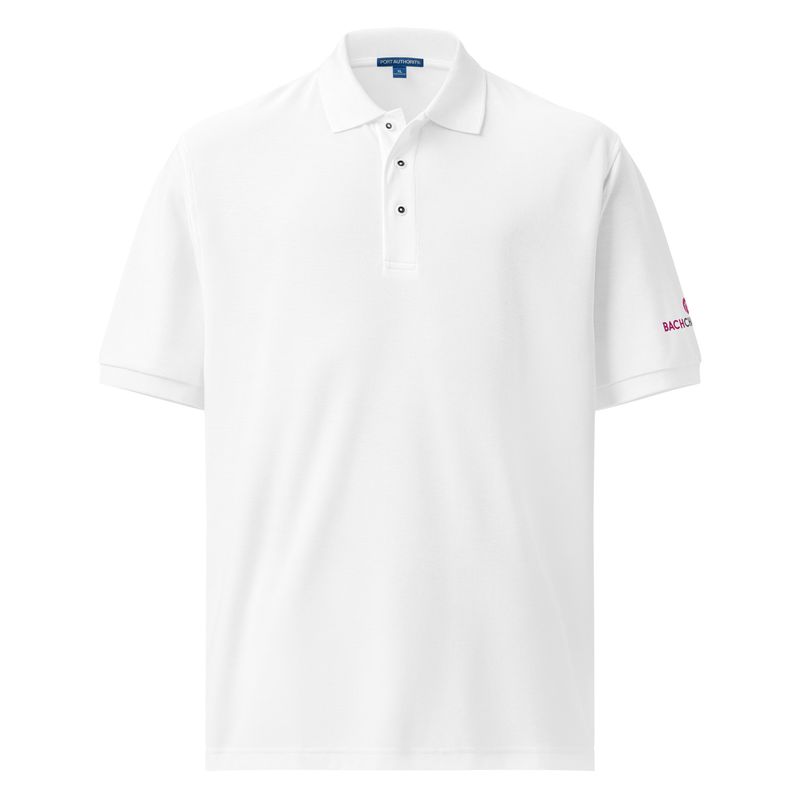 Men's Premium Polo - Left Sleeve Logo
