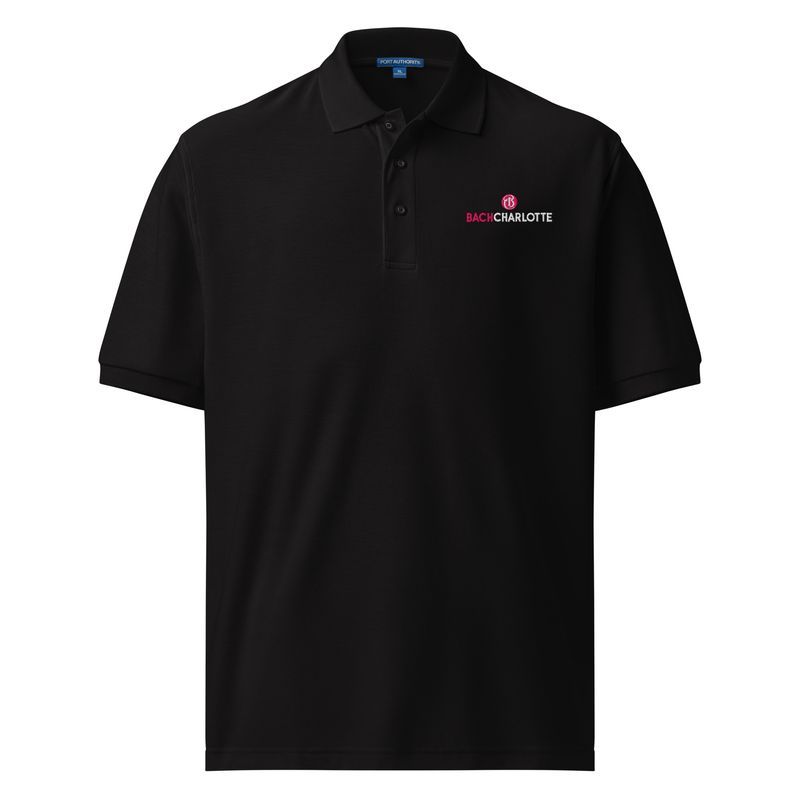 Men's Premium Polo with Embroidered Logo